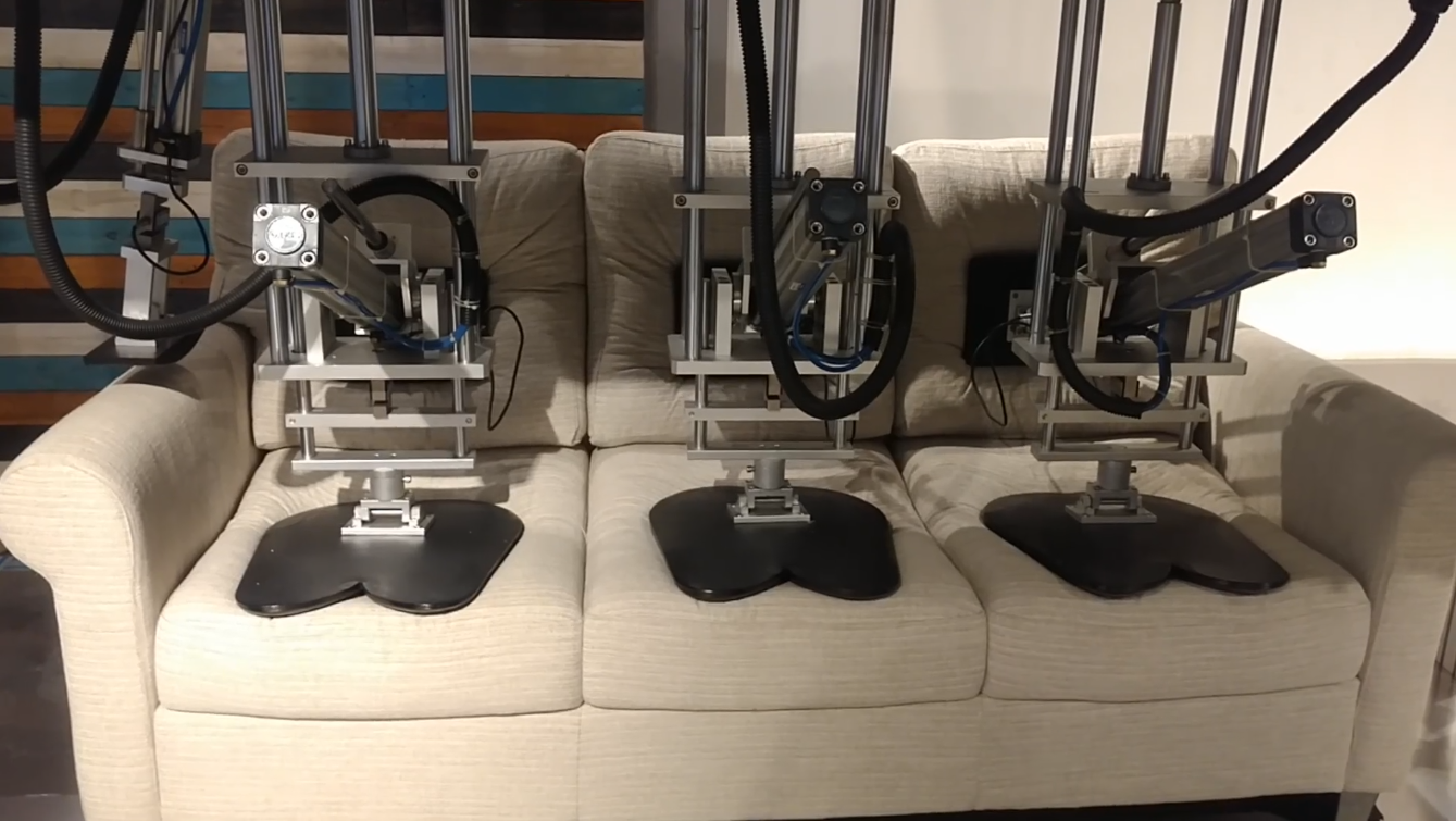 Sofa Cushion Endurance Fatigue Intergrated Tester/Sofa Seating Backrest and Armrest Endurance Intergrated Testing Machine
