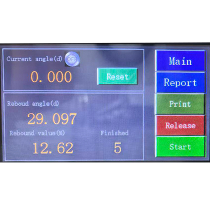 Laboratory Rubber Rebound Impact Tester