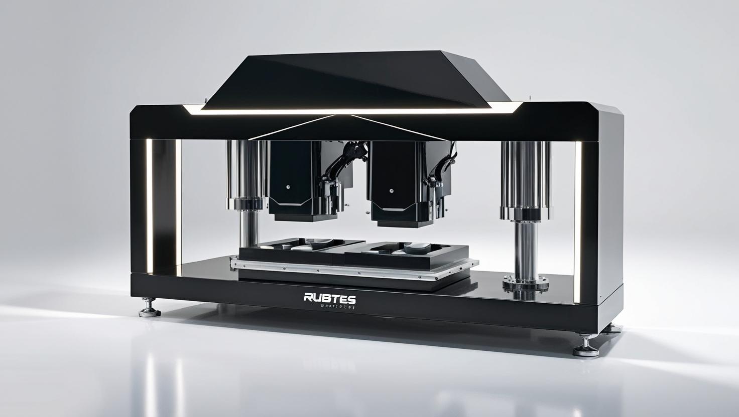 Automated rubber testing machine used in footwear manufacturing