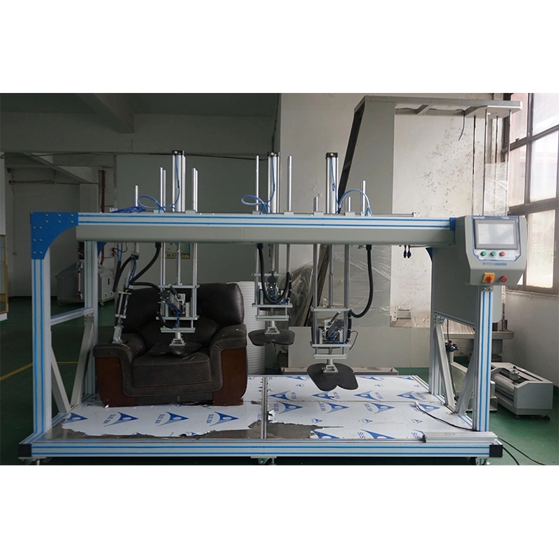 Sofa Cushion Endurance Fatigue Intergrated Tester/Sofa Seating Backrest and Armrest Endurance Intergrated Testing Machine