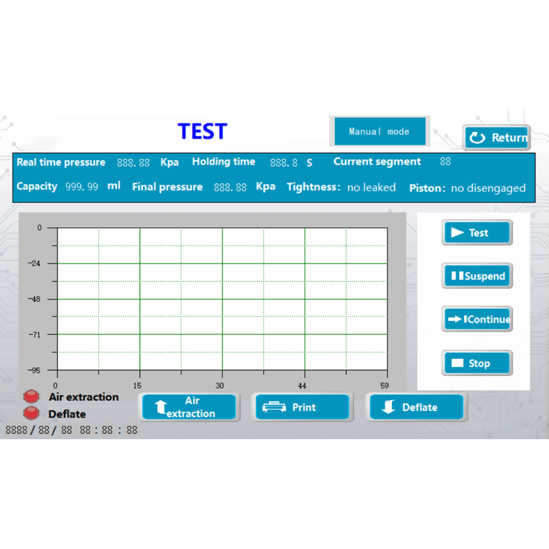 Medical Syringe Air Leakage Tester | Negative Pressure Tightness Tester per ISO 7886-1